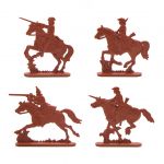 Game set of soldiers "Army of Peter I: Cavalry " - 10 psc