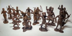 Toy soldiers Africans - 16 psc