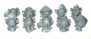 Chibi- princess mice  - 10 figures 25mm