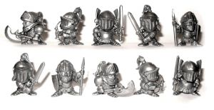 Chibi-knights- 10 figures