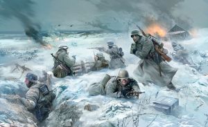 3627 Zvezda Немецкая пехота в зимней форме