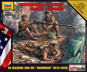 7414 US machine-gun M2 "Browning" with crew