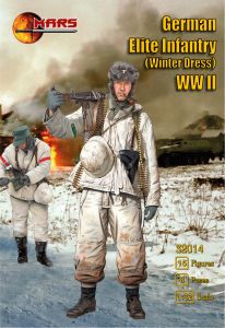 32014 German Elite Infantry in winter dress WWII