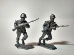 Набор солдатиков "Вторая Мировая война. Американская пехота" Marx - 16 шт