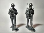 Набор солдатиков "Вторая Мировая война. Американская пехота" Marx - 16 шт