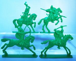 Mounted Cumans- a set of 4 psc