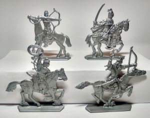 Mounted Cumans №2 - a set of 4 psc