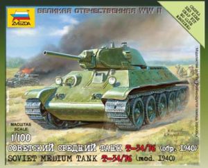 6101 Zvezda Танк Т34/76