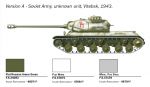 ITA7502 Советский танк ИС-2 (быстрая сборка) - 2 шт