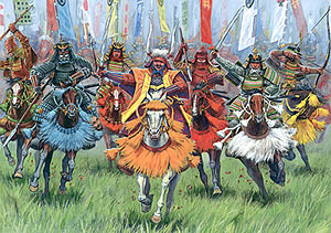 8025 Zvezda Конные самураи XVI-XVII вв