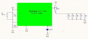 Зарядное устройство - балансир для одной ячейки LiFePo 3.3 V - 0.6A