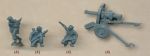 MAR72123 Немецкие парашютисты в тропической форме с орудием и минометом