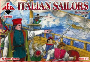 RB72105 Итальянские моряки XVI-XVII веков - набор №1