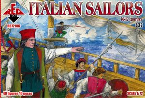 RB72106 Итальянские моряки XVI-XVII веков - набор №2