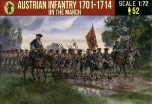 STR260 Austrian Infantry 1701-1714 on the March