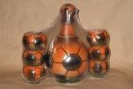 Подарочный набор для вина, керамический «Футбольный мяч» 